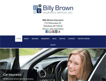 Tablet Screenshot of billybrowninsurance.com